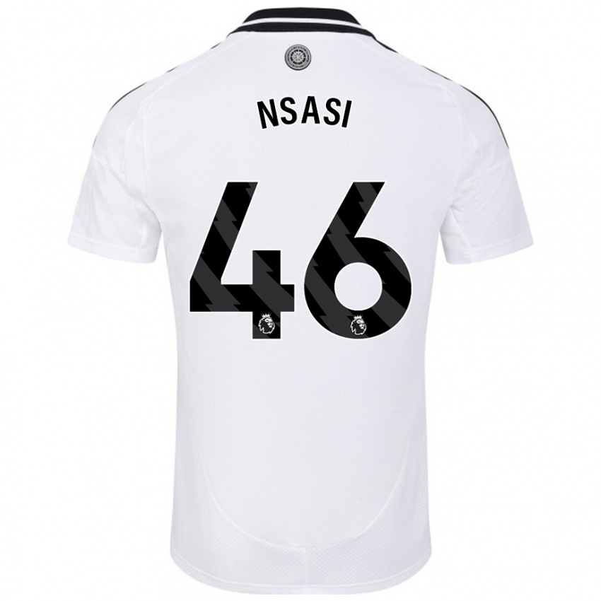 Kinder Eddie Nsasi #46 Weiß Heimtrikot Trikot 2024/25 T-Shirt Schweiz