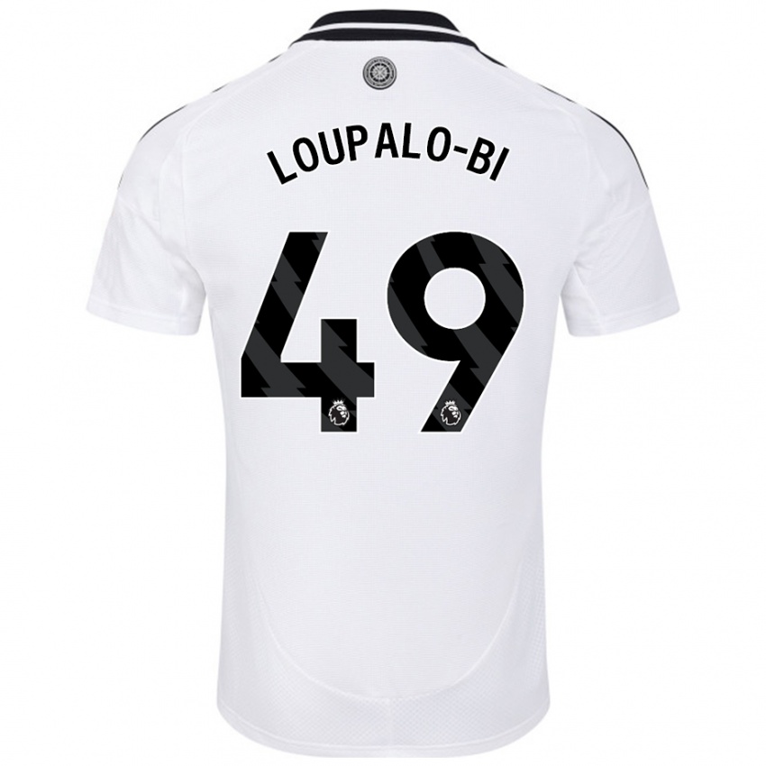 Kinder Aaron Loupalo-Bi #49 Weiß Heimtrikot Trikot 2024/25 T-Shirt Schweiz