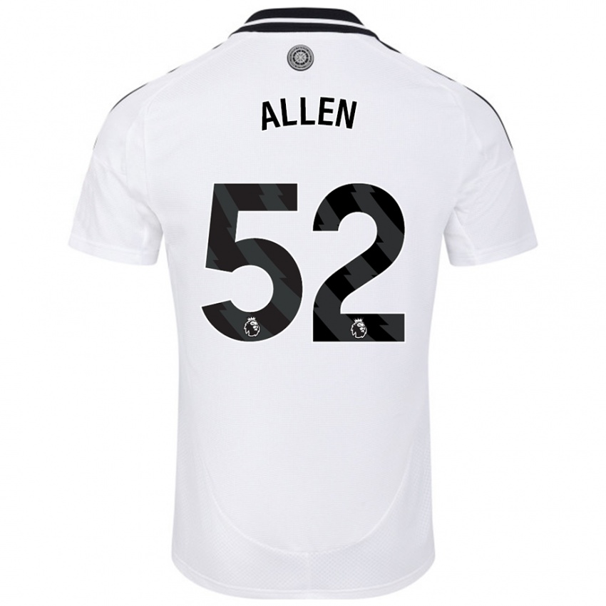 Kinder Michael Allen #52 Weiß Heimtrikot Trikot 2024/25 T-Shirt Schweiz