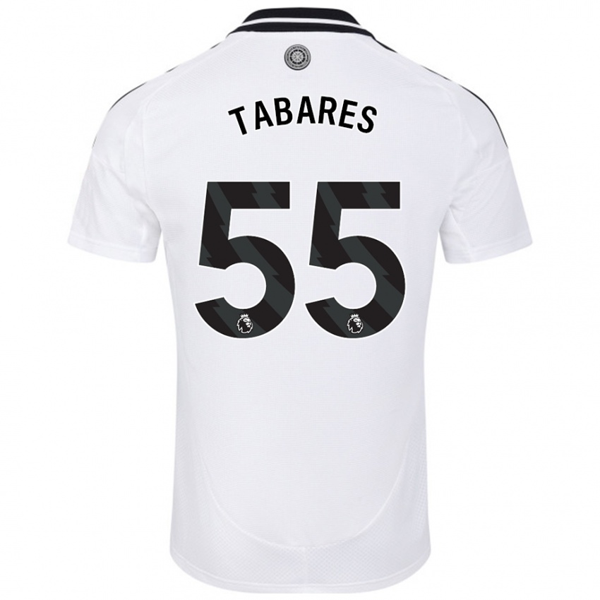 Enfant Maillot Samuel Tabares #55 Blanc Tenues Domicile 2024/25 T-Shirt Suisse