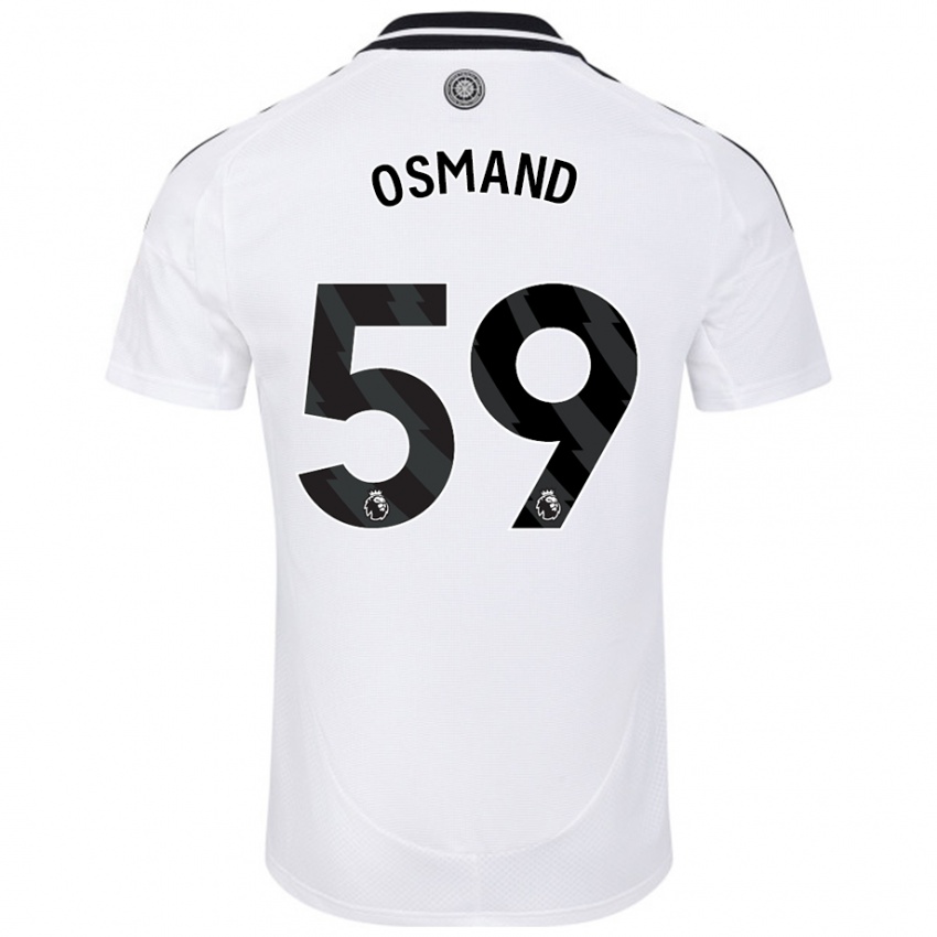 Kinder Callum Osmand #59 Weiß Heimtrikot Trikot 2024/25 T-Shirt Schweiz