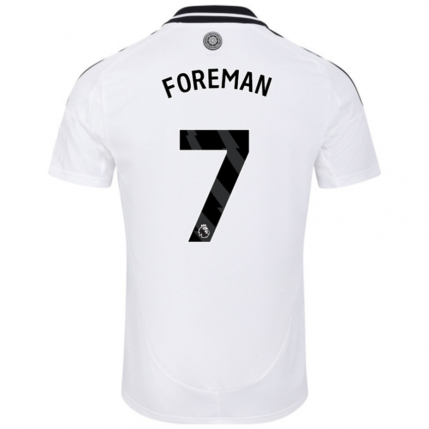 Enfant Maillot Tia Foreman #7 Blanc Tenues Domicile 2024/25 T-Shirt Suisse