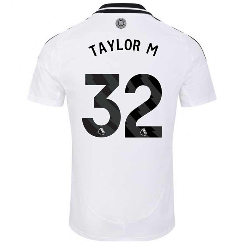 Enfant Maillot Belle Taylor-M #32 Blanc Tenues Domicile 2024/25 T-Shirt Suisse