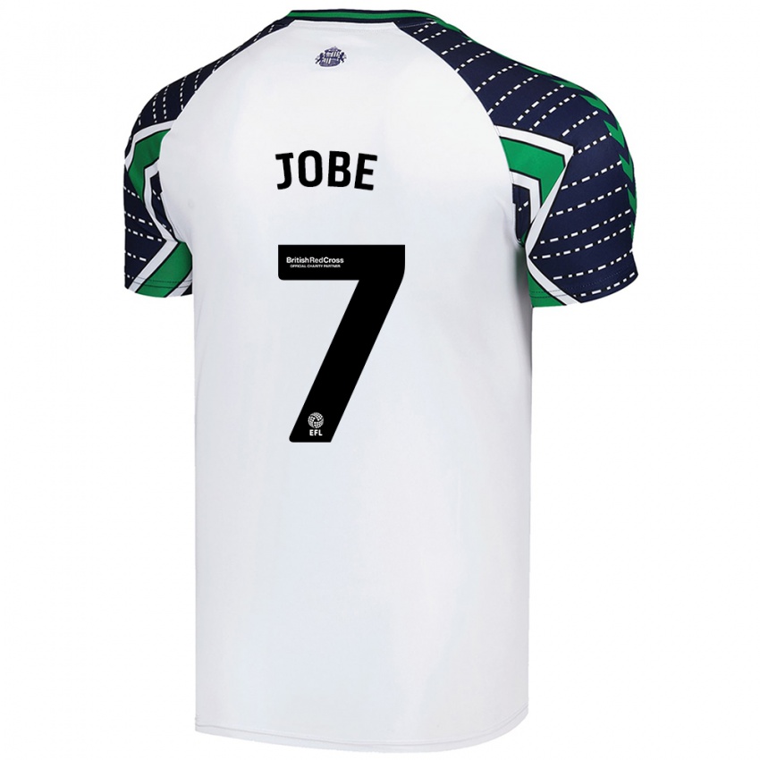 Kinder Jobe Bellingham #7 Weiß Auswärtstrikot Trikot 2024/25 T-Shirt Schweiz