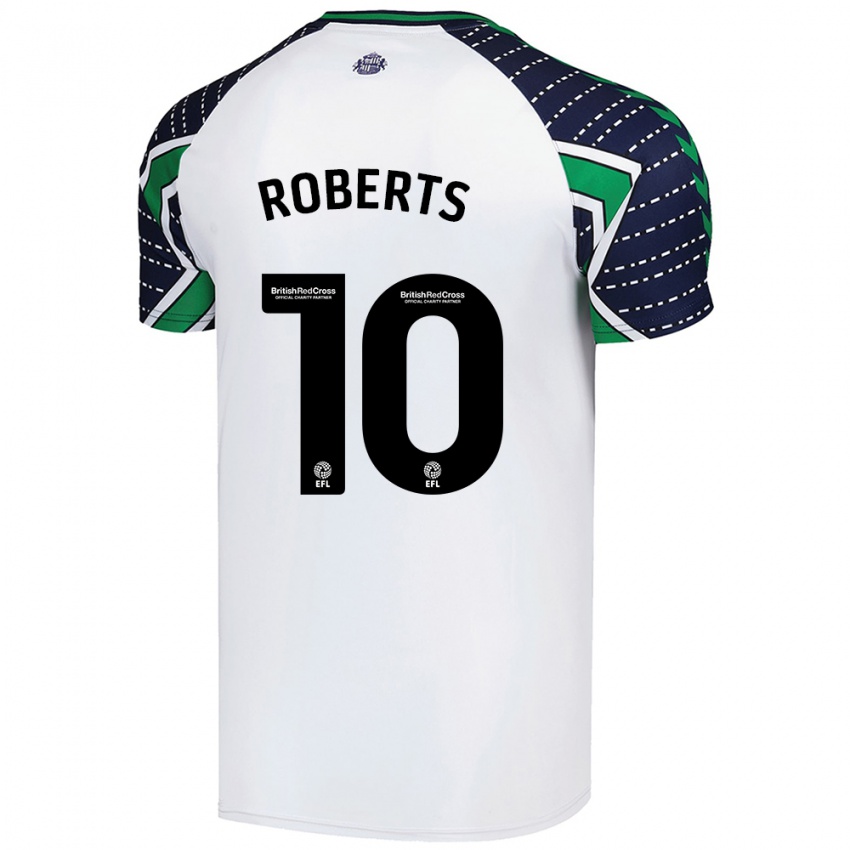 Kinder Patrick Roberts #10 Weiß Auswärtstrikot Trikot 2024/25 T-Shirt Schweiz