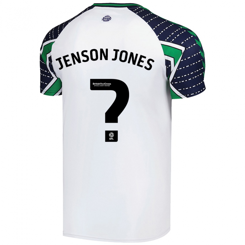 Enfant Maillot Jenson Jones #0 Blanc Tenues Extérieur 2024/25 T-Shirt Suisse