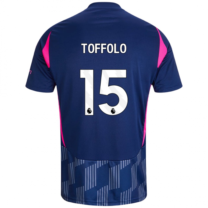 Kinder Harry Toffolo #15 Königsblau Rosa Auswärtstrikot Trikot 2024/25 T-Shirt Schweiz