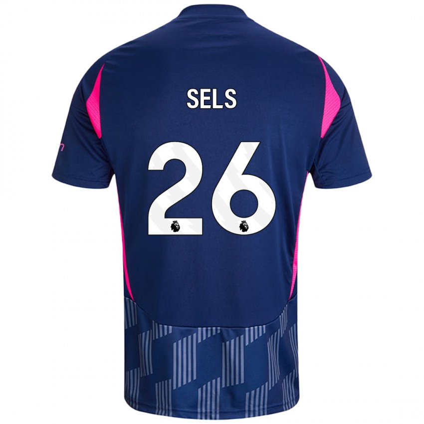 Enfant Maillot Matz Sels #26 Bleu Royal Rose Tenues Extérieur 2024/25 T-Shirt Suisse