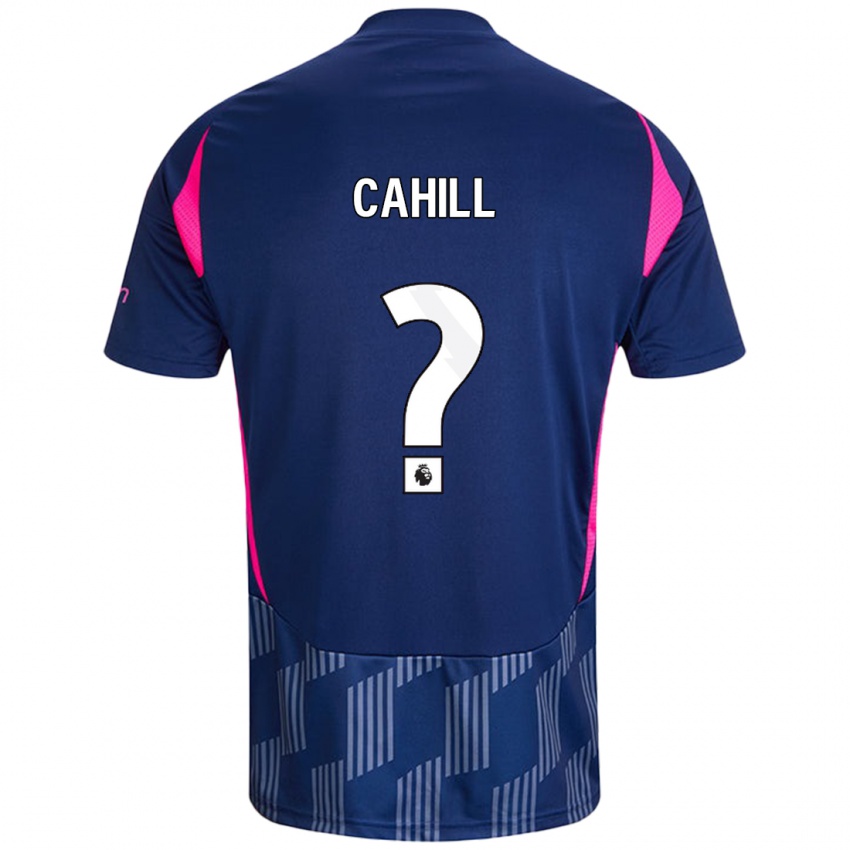 Kinder Shae Cahill #0 Königsblau Rosa Auswärtstrikot Trikot 2024/25 T-Shirt Schweiz