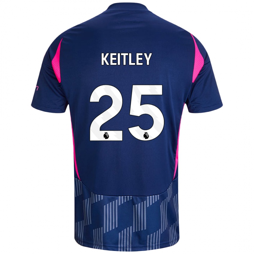 Kinder Alice Keitley #25 Königsblau Rosa Auswärtstrikot Trikot 2024/25 T-Shirt Schweiz