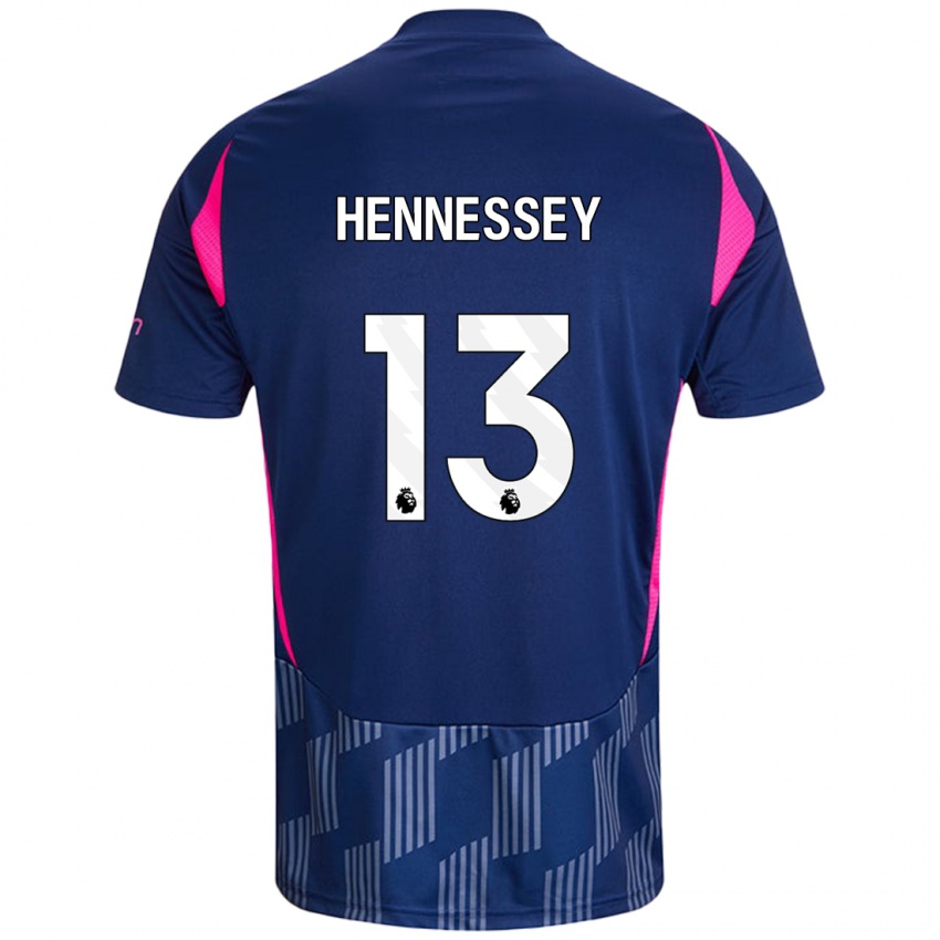 Kinder Wayne Hennessey #13 Königsblau Rosa Auswärtstrikot Trikot 2024/25 T-Shirt Schweiz