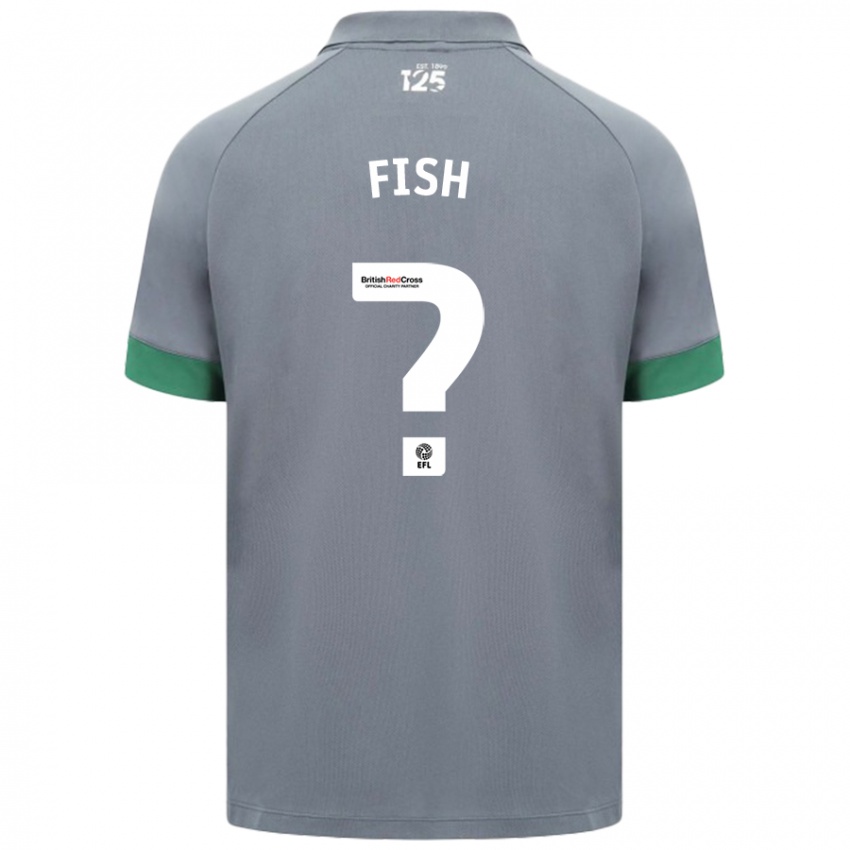 Kinder Will Fish #0 Dunkelgrau Auswärtstrikot Trikot 2024/25 T-Shirt Schweiz