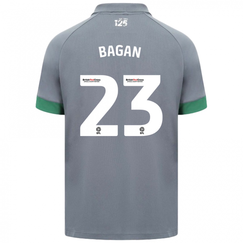 Kinder Joel Bagan #23 Dunkelgrau Auswärtstrikot Trikot 2024/25 T-Shirt Schweiz