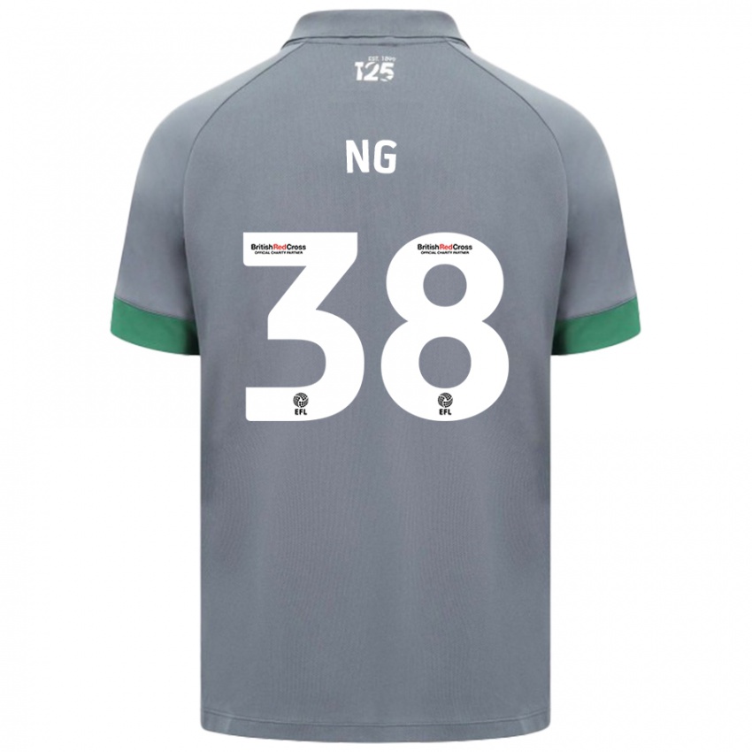 Kinder Perry Ng #38 Dunkelgrau Auswärtstrikot Trikot 2024/25 T-Shirt Schweiz