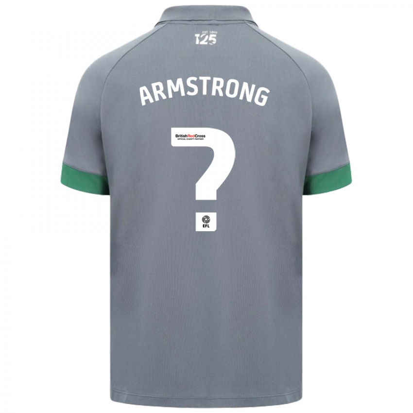 Kinder Luke Armstrong #0 Dunkelgrau Auswärtstrikot Trikot 2024/25 T-Shirt Schweiz