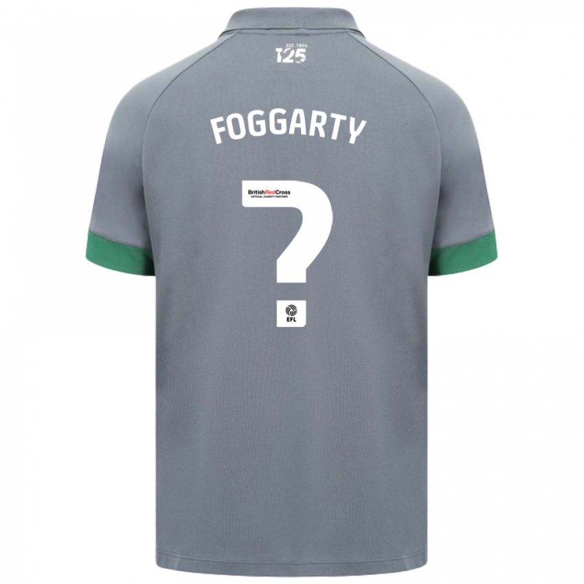 Kinder Corey Foggarty #0 Dunkelgrau Auswärtstrikot Trikot 2024/25 T-Shirt Schweiz