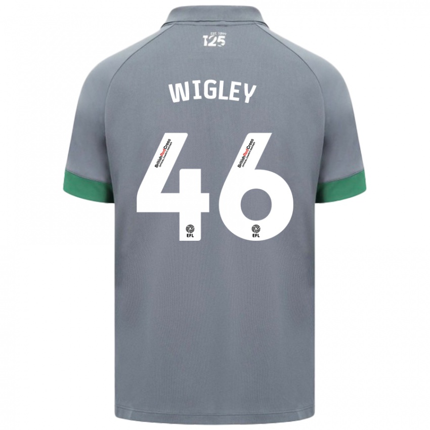 Kinder Morgan Wigley #46 Dunkelgrau Auswärtstrikot Trikot 2024/25 T-Shirt Schweiz