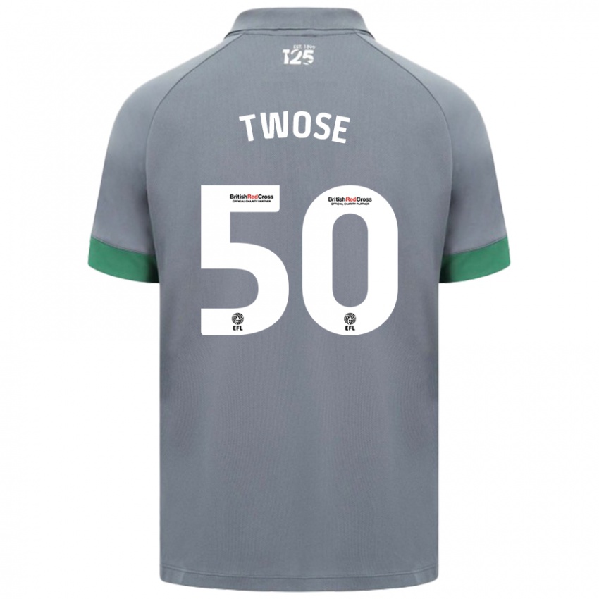 Kinder Cody Twose #50 Dunkelgrau Auswärtstrikot Trikot 2024/25 T-Shirt Schweiz