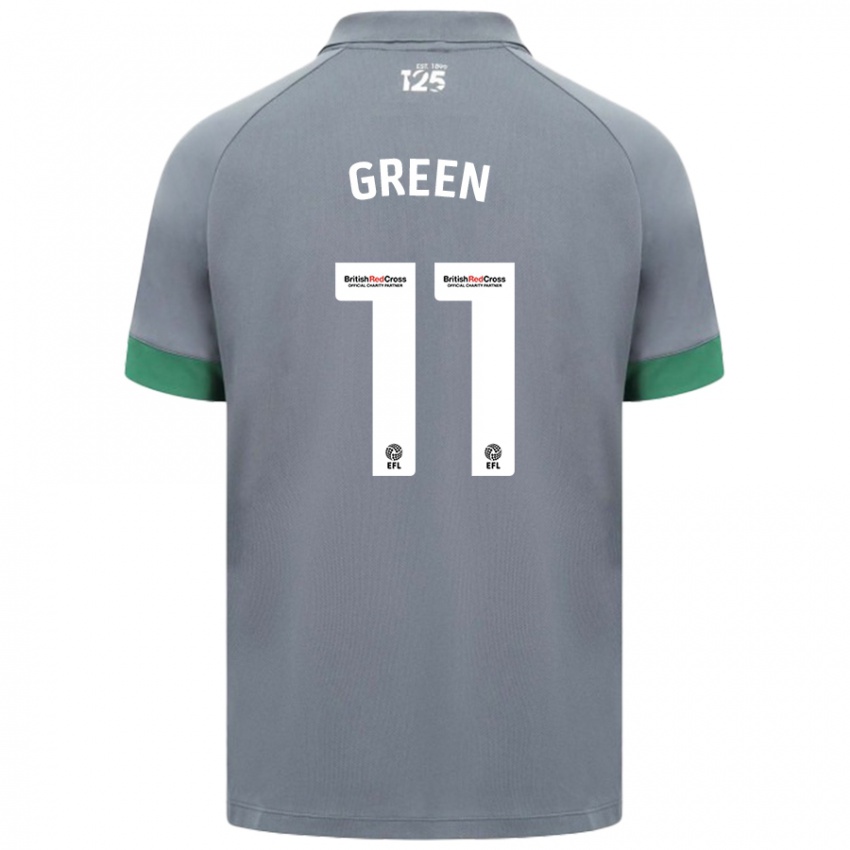 Kinder Danielle Green #11 Dunkelgrau Auswärtstrikot Trikot 2024/25 T-Shirt Schweiz