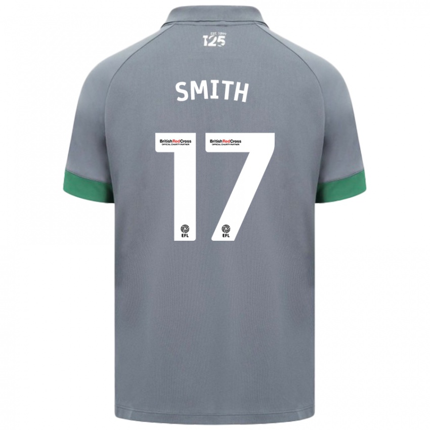 Kinder Hollie Smith #17 Dunkelgrau Auswärtstrikot Trikot 2024/25 T-Shirt Schweiz