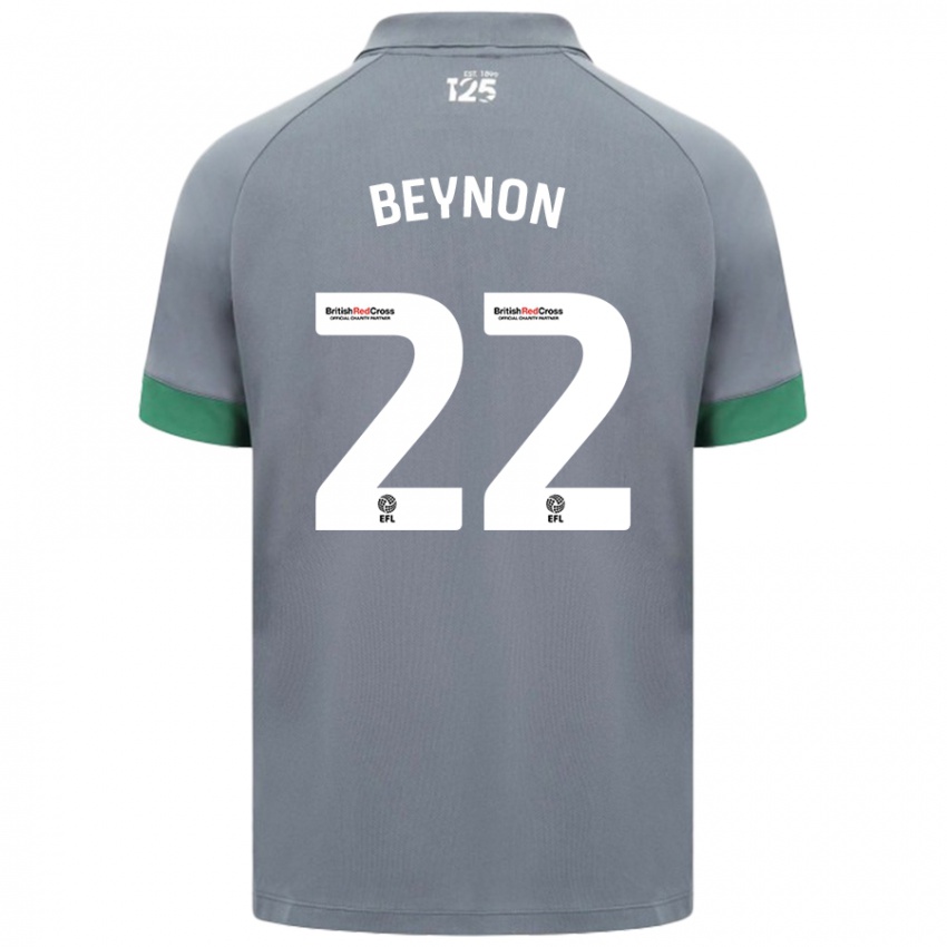 Kinder Emma Beynon #22 Dunkelgrau Auswärtstrikot Trikot 2024/25 T-Shirt Schweiz