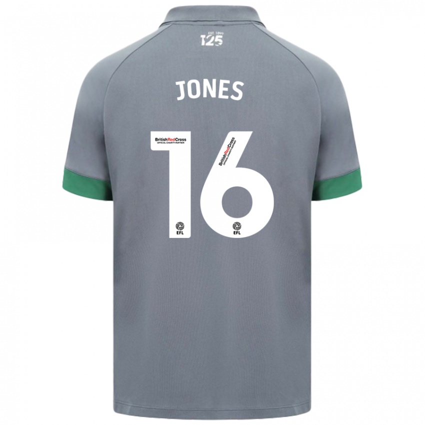 Kinder Ellie Jones #16 Dunkelgrau Auswärtstrikot Trikot 2024/25 T-Shirt Schweiz