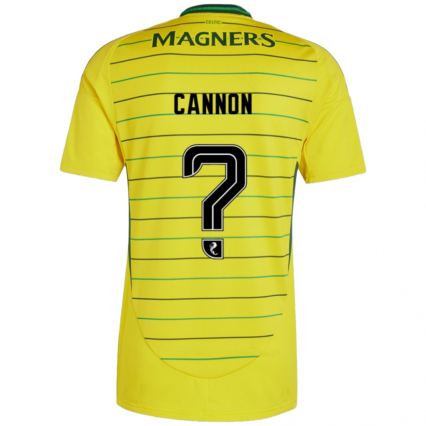 Kinder Aidan Cannon #0 Gelb Auswärtstrikot Trikot 2024/25 T-Shirt Schweiz