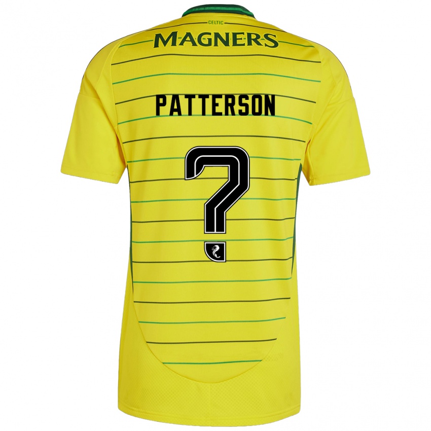 Kinder Cameron Patterson #0 Gelb Auswärtstrikot Trikot 2024/25 T-Shirt Schweiz