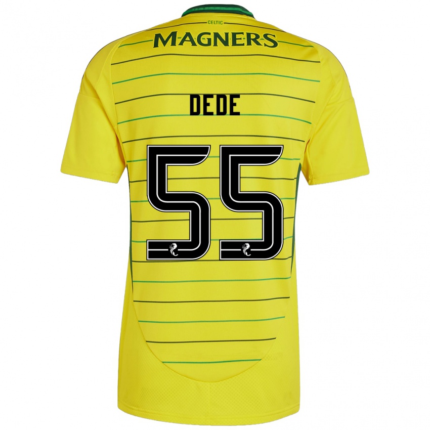 Kinder Josh Dede #55 Gelb Auswärtstrikot Trikot 2024/25 T-Shirt Schweiz