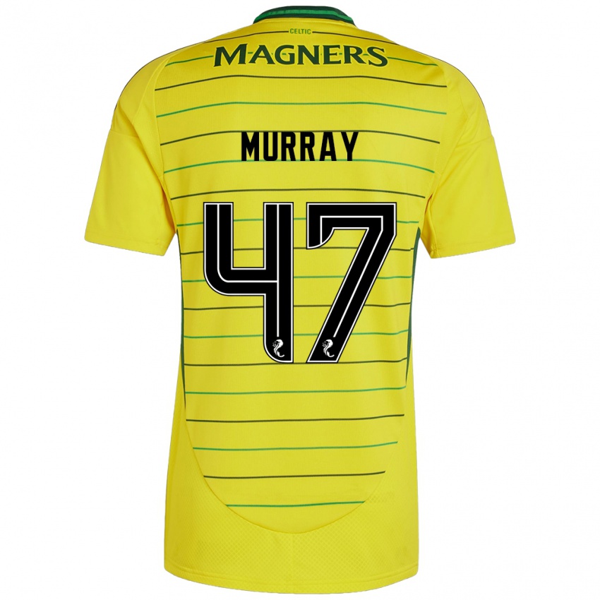 Kinder Dane Murray #47 Gelb Auswärtstrikot Trikot 2024/25 T-Shirt Schweiz