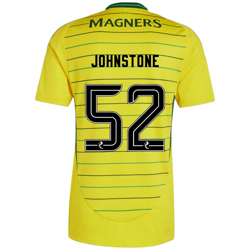 Kinder Rachael Johnstone #52 Gelb Auswärtstrikot Trikot 2024/25 T-Shirt Schweiz