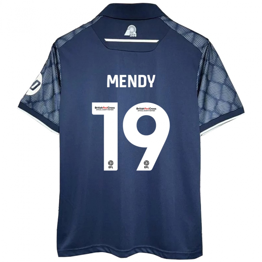 Kinder Jacob Mendy #19 Schwarz Auswärtstrikot Trikot 2024/25 T-Shirt Schweiz