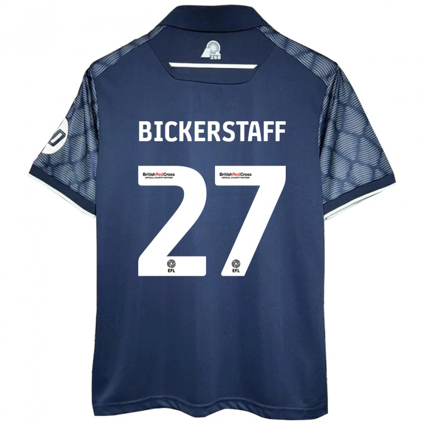 Kinder Jake Bickerstaff #27 Schwarz Auswärtstrikot Trikot 2024/25 T-Shirt Schweiz