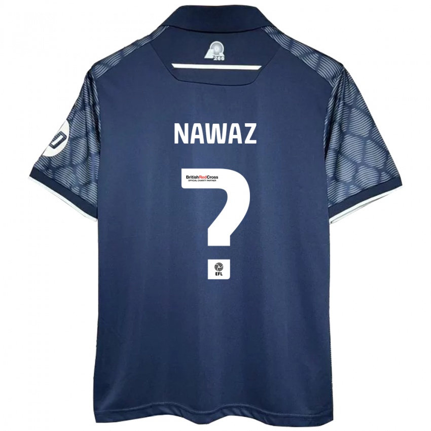 Kinder Umar Nawaz #0 Schwarz Auswärtstrikot Trikot 2024/25 T-Shirt Schweiz