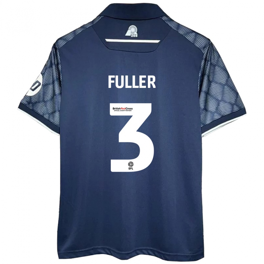 Kinder Olivia Fuller #3 Schwarz Auswärtstrikot Trikot 2024/25 T-Shirt Schweiz