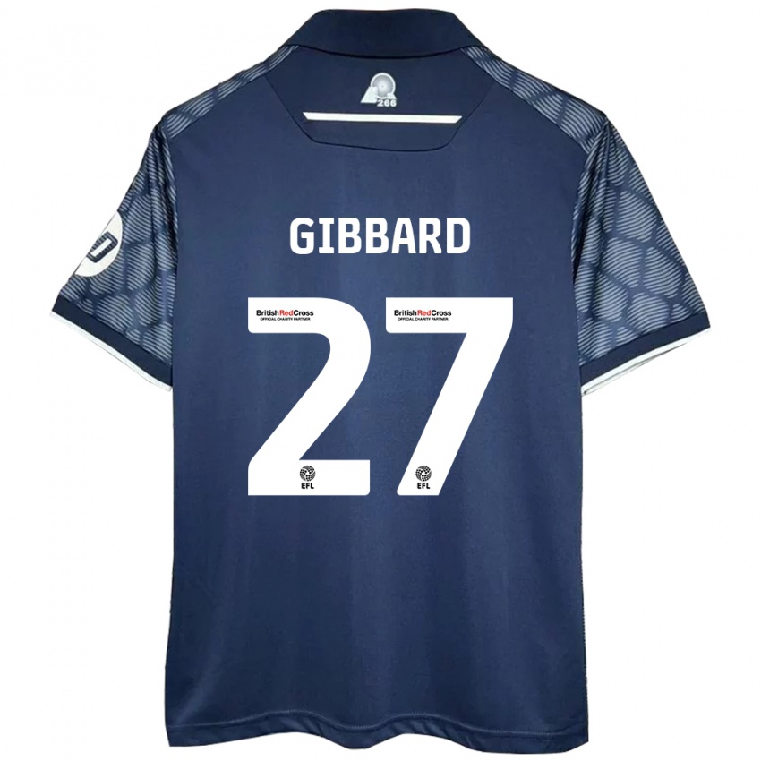 Kinder Mari Gibbard #27 Schwarz Auswärtstrikot Trikot 2024/25 T-Shirt Schweiz