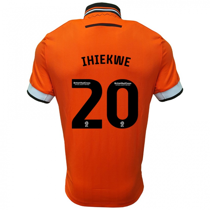 Kinder Michael Ihiekwe #20 Orange Weiß Auswärtstrikot Trikot 2024/25 T-Shirt Schweiz