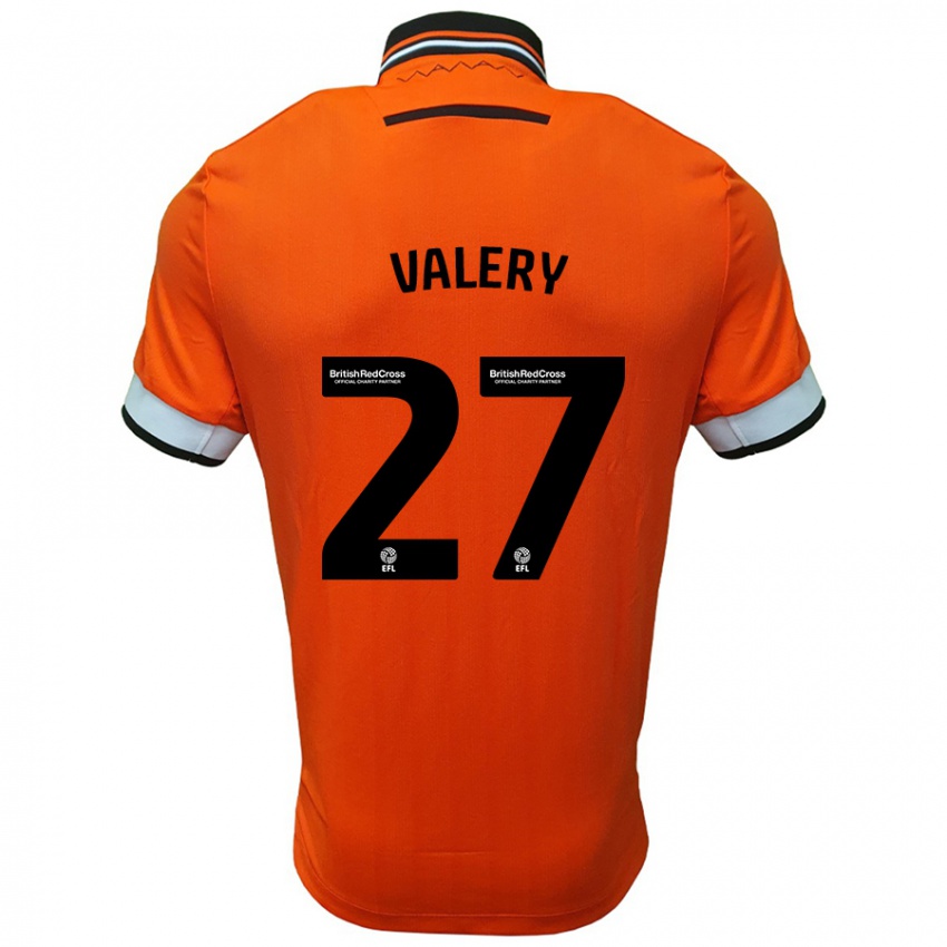 Kinder Yan Valery #27 Orange Weiß Auswärtstrikot Trikot 2024/25 T-Shirt Schweiz