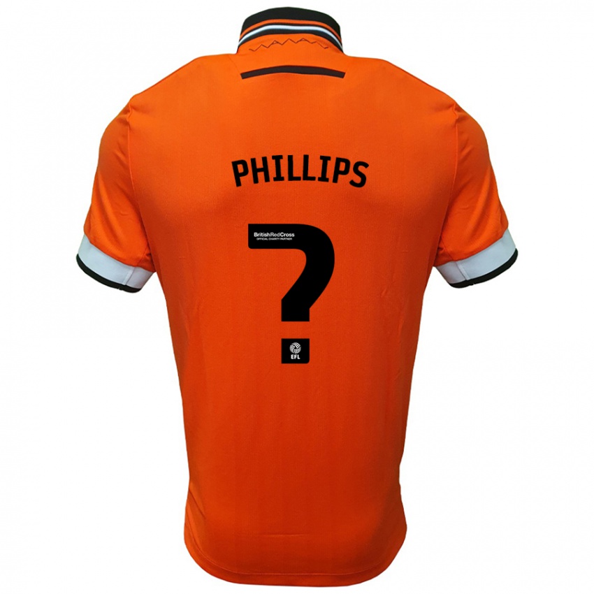 Kinder Jack Phillips #0 Orange Weiß Auswärtstrikot Trikot 2024/25 T-Shirt Schweiz