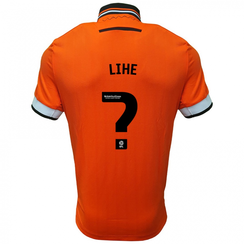 Kinder Harris Lihe #0 Orange Weiß Auswärtstrikot Trikot 2024/25 T-Shirt Schweiz