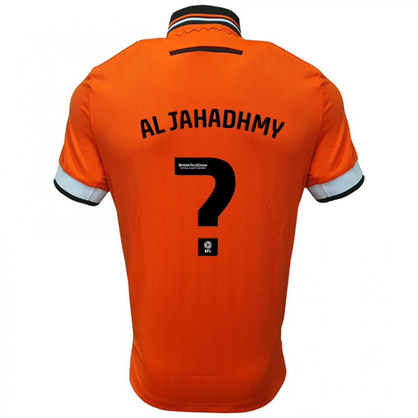 Kinder Murtadha Al-Jahadhmy #0 Orange Weiß Auswärtstrikot Trikot 2024/25 T-Shirt Schweiz