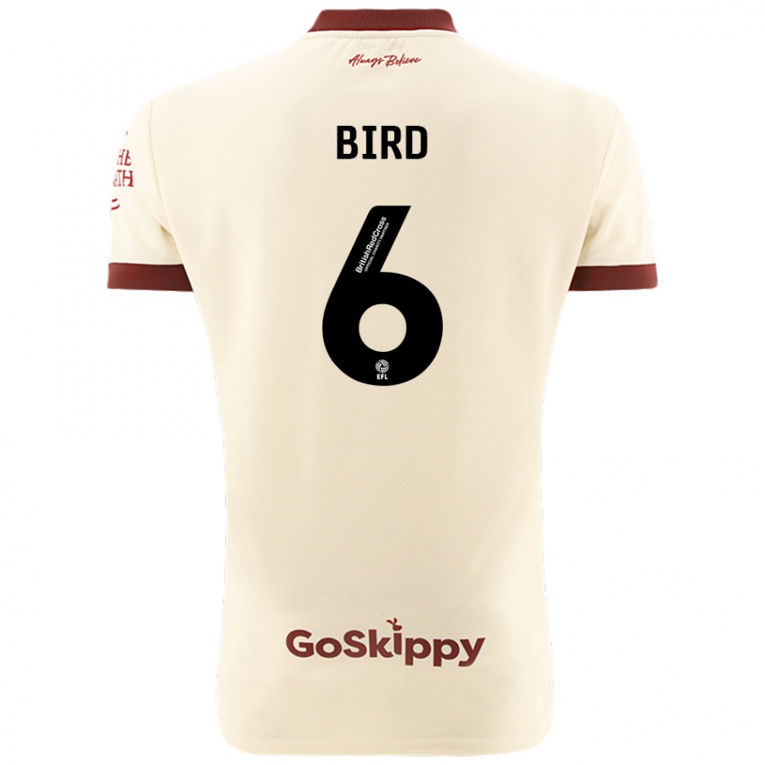 Kinder Max Bird #6 Cremeweiß Auswärtstrikot Trikot 2024/25 T-Shirt Schweiz