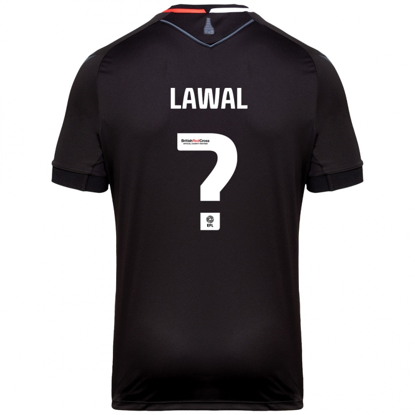 Kinder Bosun Lawal #0 Schwarz Auswärtstrikot Trikot 2024/25 T-Shirt Schweiz