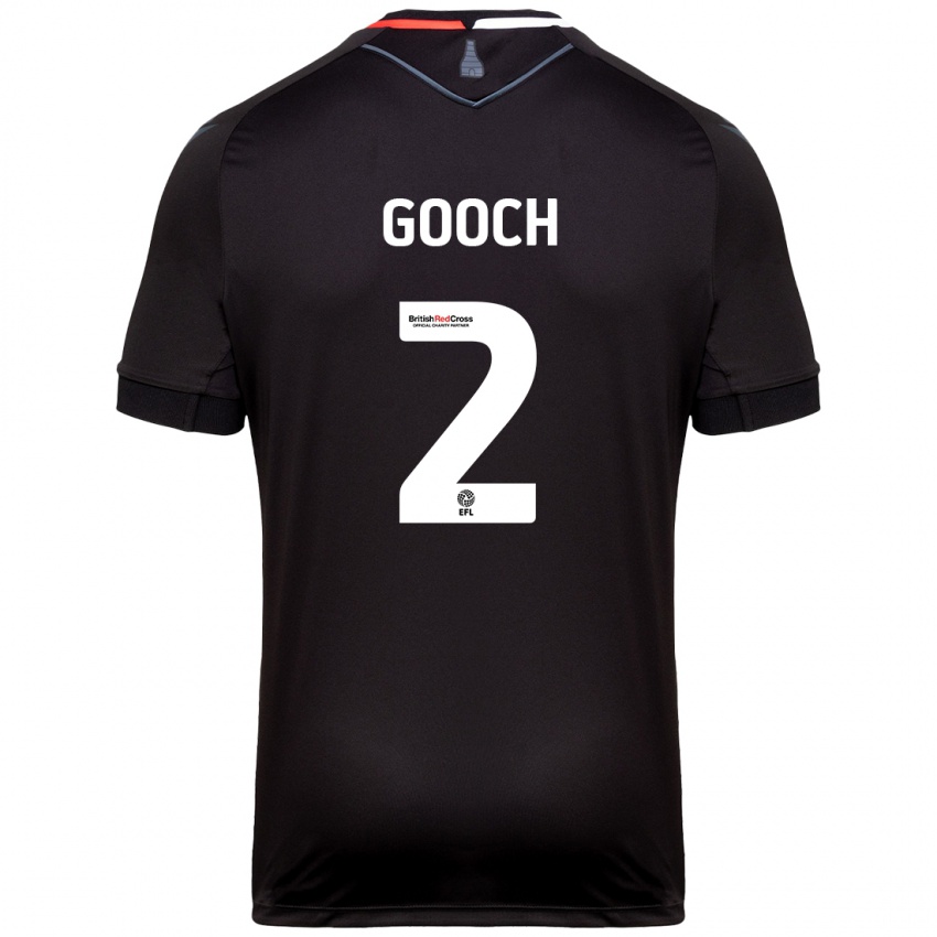 Kinder Lynden Gooch #2 Schwarz Auswärtstrikot Trikot 2024/25 T-Shirt Schweiz