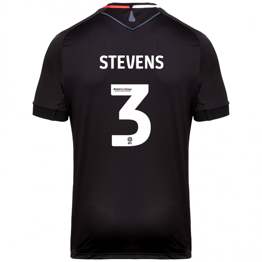 Kinder Enda Stevens #3 Schwarz Auswärtstrikot Trikot 2024/25 T-Shirt Schweiz