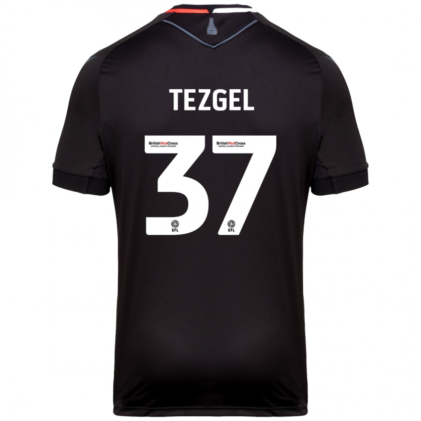 Enfant Maillot Emre Tezgel #37 Noir Tenues Extérieur 2024/25 T-Shirt Suisse