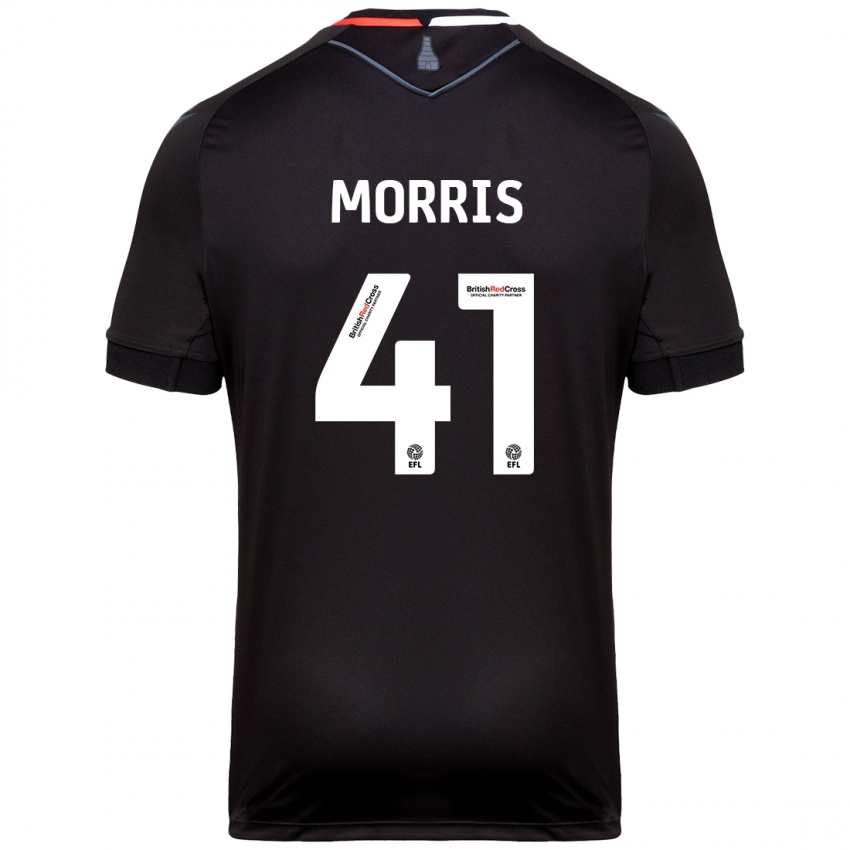 Kinder Scott Morris #41 Schwarz Auswärtstrikot Trikot 2024/25 T-Shirt Schweiz