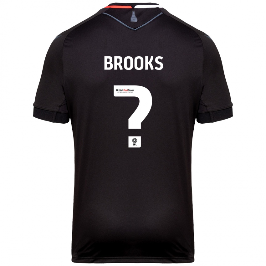 Kinder Alfie Brooks #0 Schwarz Auswärtstrikot Trikot 2024/25 T-Shirt Schweiz