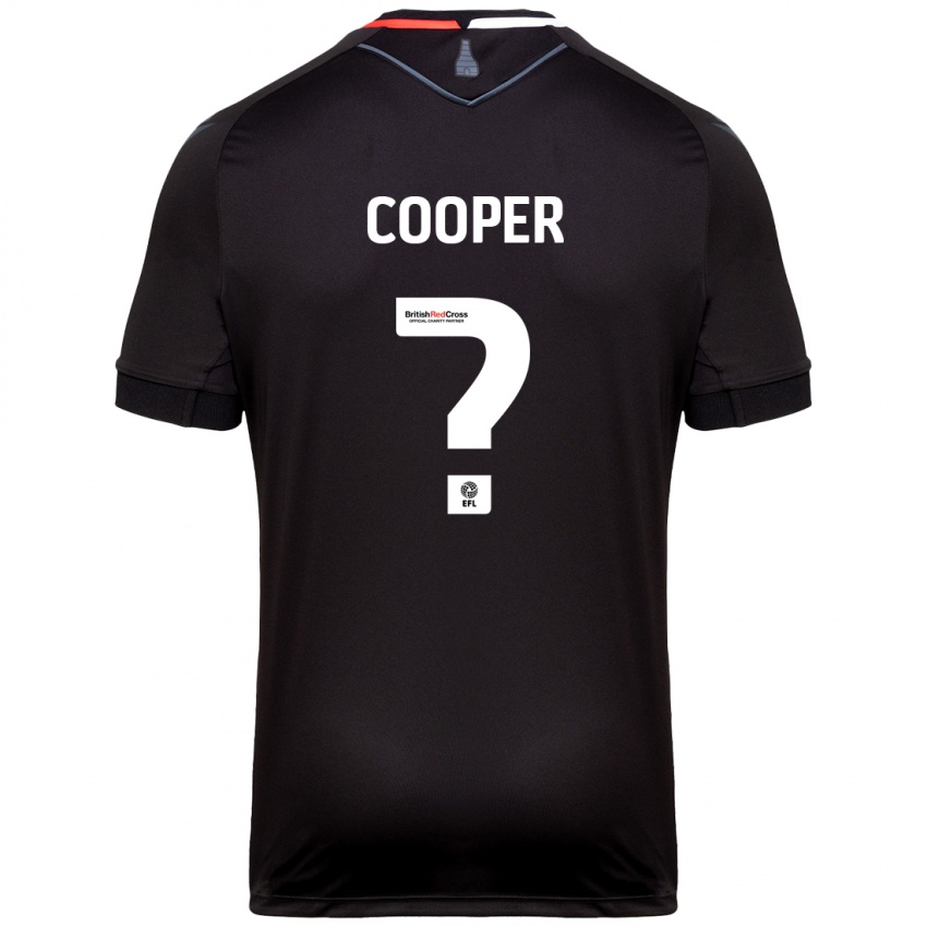 Kinder Noah Cooper #0 Schwarz Auswärtstrikot Trikot 2024/25 T-Shirt Schweiz