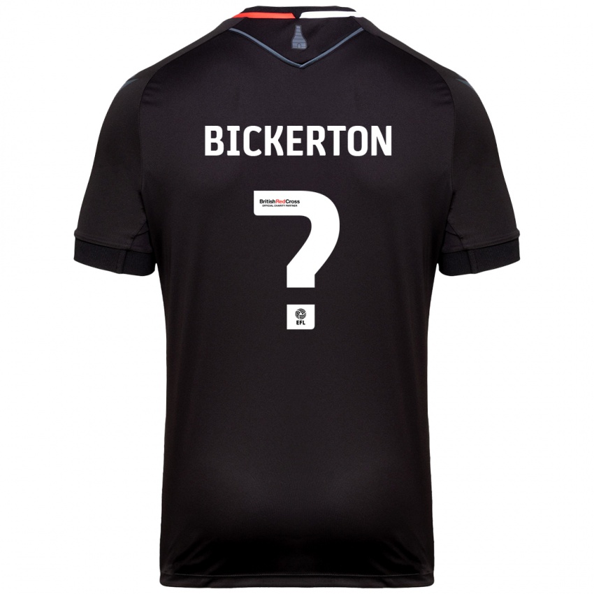 Kinder Josh Bickerton #0 Schwarz Auswärtstrikot Trikot 2024/25 T-Shirt Schweiz